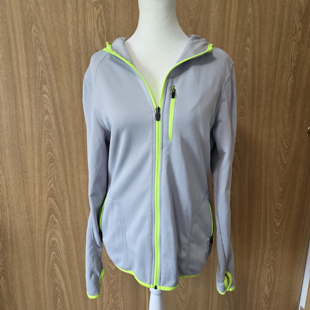 Old Navvy Women's Gray Jacket with Neon Accents